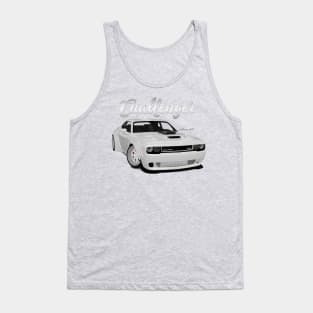 Challenger Drift White Front Tank Top